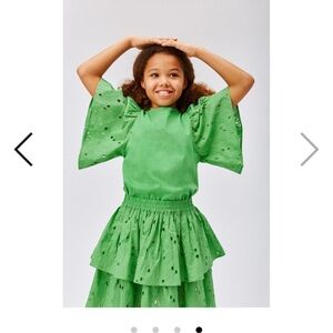 MOLO ritzia green top size 12 kids